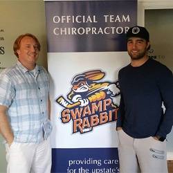 Chiropractor Mauldin SC Jared Sargent with Bretton Cameron